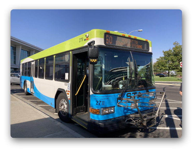 One of the busses used for STA in Airway Heights.