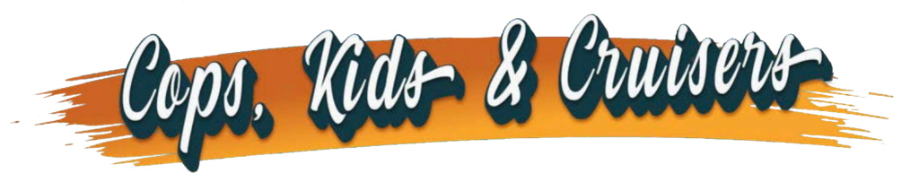 Cops Kids and Cruisers logo in color.