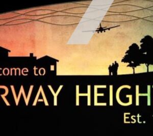 Graphic used for 'Welcome to Airway Heights' since 1955.